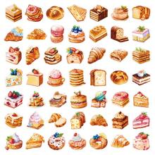 56 Creative, Cute, High-Definition And Waterproof Pet Transparent Stickers For InS-Style Dessert Cakes - 1 - 查看 8