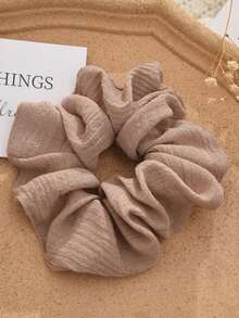 7/1pc Retro Minimalist Fashion Elegant Solid Color Elastic Hair Tie, Versatile Scrunchie For Women ,Ponytail Holders ,Hair Elastics ,Hair Rubber Bands ,Scrunchies ,Hair Rope