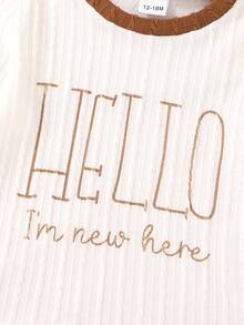 4pcs Set, Casual & Cute Baby Boy Clothes, Soft & Comfortable Infant Baby Boy Outfits, Letter Print & Embroidered Baseball Graphic Colorblock Sweatshirt And Elastic Waist Pants Set, Baby Boy Clothing, Baby Boy Autumn Wear, Suitable For Daily, Holiday, Party, Outing - Multicolor - View 8