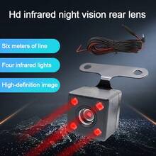 Universal Car Rear View Camera 4 LED HD Night Vision Reversing Reverse Parking Waterproof Auto Backup Camera Monitor Monitoring