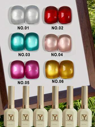 Halloween Gel Nail Polish- Cat Eye Gel Polish Set , Halloween Manicure Color Gel Polish, Cat Eye Gel Polish Starter Kit ,Green Nail|Red Nails|Pink Nail Polish,Autumn Winter Jelly Maillard Color Cat Eye Gel ,Salon DIY Nail Art Manicure Tools Gift For Women