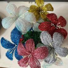 330 Stück/110 Stück bunte verdrehbare Pfeifenreiniger Stäbe, festliche glänzende Metalldraht für Weihnachten, DIY Bastelmaterialien für Zuhause, Küche und Partydekorationen - Verschiedenfarbig - Übersicht 5