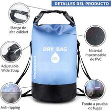 Nautical Waterproof Bag - Blue - View 6