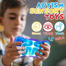 1/2/3/4/6/12 Pcs Kids Squeeze Stress Relief Toys, Soft Sensory Tubes With Maze Beads, Colorful Slime, Glitter, Anxiety Relief, Suitable For Easter Basket Filler, Classroom Rewards, Kids Prizes, School Supplies - Multicolor - View 6