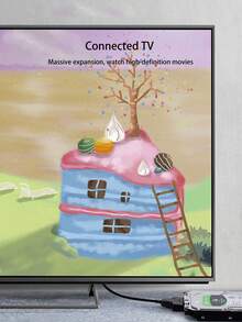 USB 3.0 转 SATA 简易硬盘连接线，适用于 0.5 英寸和 3.5 英寸机械硬盘，高效适配器线，提升数据传输速度 - 黑色 - 查看 3