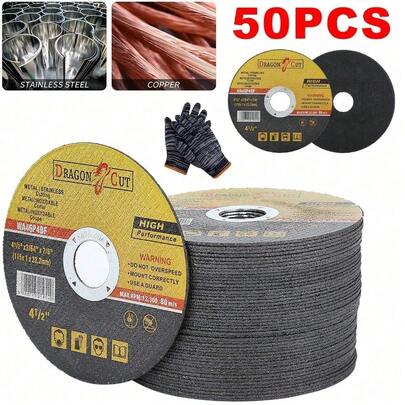 50X 115mm Ultra Thin 1mm Metal Cutting Blade Disc For Steel & Stainless Angle UK
