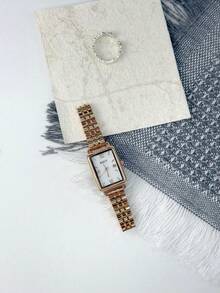 Reloj de mujer de cuarzo con esfera de nácar, regalo para cumpleaños, Navidad, Año Nuevo