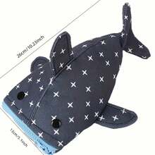 Innovative Creative Shark Mouth Pencil Case, Shark Mouth Zipper Pencil Case, Cute Shark Pencil Case, Large Capacity Multifunctional Creative Pencil Case, Student Stationery Storage Bag, Stationery Bag - 黑色 - 查看 4