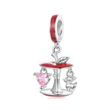 bamoer Accesorios de cuentas de Bamoe Charm Navidad Lindo Viento Cuentas Árbol de Navidad Muñeco de Nieve DIY Pulsera Cuentas Europeas y Americanas Campana de Navidad Cuentas de Plata S925 Joyería de Mujer