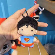 Justice League 9cm Soft Plush Keychain Justice League Batman Superman Harley Quinn Joker Cute Cartoon Movie Dolls Creative Christmas Gifts