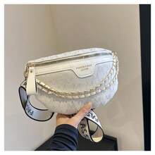 Geantă de piept virală la modă pentru femei - Geantă crossbody cu lanț premium în formă de diamant