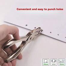 Perforadora manual para tarjetas postales, herramienta de perforación para manualidades y accesorios de papel DIY