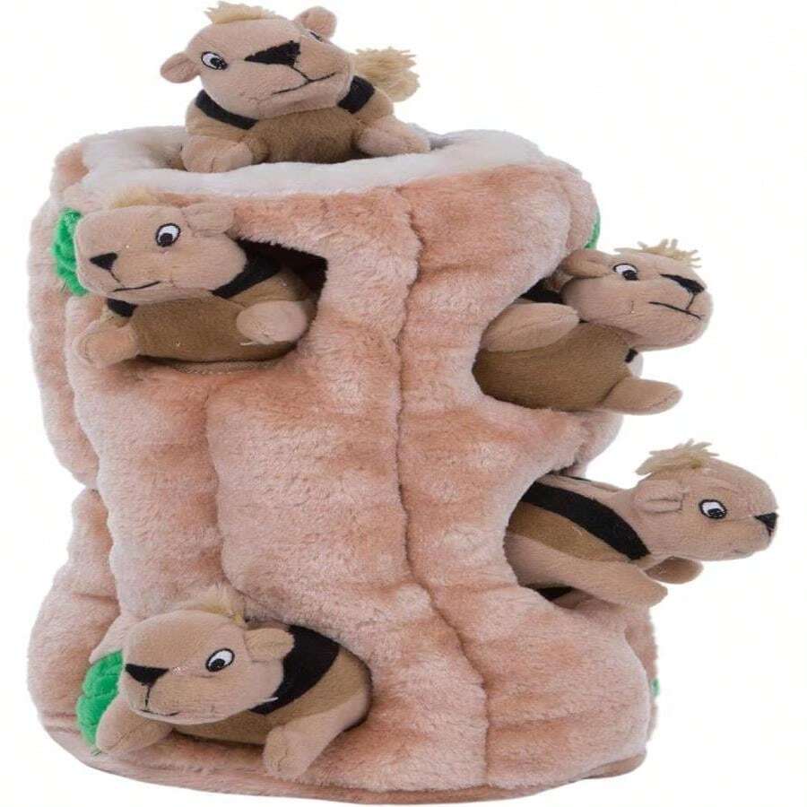 Outward Hound Hide A Birthday Cake, Plush Puzzle Birthday Themed Dog Toy - ColorD - 查看 1