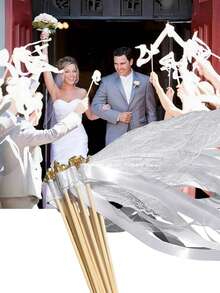 10/20 pièces Baguettes de ruban avec ruban à triple dentelle et cloche dorée, baguettes de fête. Bâtons de ruban, baguettes de fée magiques pour décorations de mariage, faveurs de fête, jeux de fête, fournitures de mariage