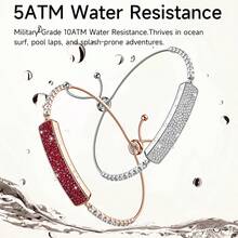 NEUE Smartwatch-Armband, 5ATM wasserdicht, Herzfrequenzüberwachung, Blutsauerstoffüberwachung, Stresserfassung, Verfolgung des weiblichen Menstruationszyklus, Schütteln zum Fotografieren, mehrere Trainingsmodi, Schlafüberwachung, Schrittzähler, das perfekte Geschenk für Ihre Freundin.