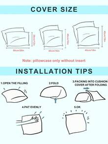 1 件纯色毛绒靠垫套，多色可选，人造毛皮舒适柔软条纹装饰抱枕套，温暖舒适，毛绒表面，拉链开合，适用于客厅、卧室、派对装饰，不含内衬，适合 12x20/16x16/18x18 英寸，可机洗，秋季装饰，冬季装饰，房间装饰 - 黑色 - 查看 3