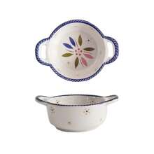 1 pièce Plat à trempette en céramique avec fleur jaune de Noël, assiette à collation et dessert en forme de feuille colorée. Convient pour la décoration de la table de Noël, les fêtes de vacances, les desserts, la crème glacée et les puddings. Cadeau.