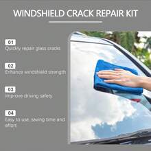 rayhong Car Windshield Cracked Repair Kit Diy Window Glass Phone Screen Scratch Nano Repairing Set Quick Fix Traceless Curing Glue Restore Clear Vision For Truck Suv Car Tools - Transparent - View 8