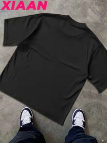 Sp5der Shirt, Men's T-Shirt, Boyfriend Gift, Basic T-Shirt 100% Pure Cotton, Soft And Comfortable, Suitable For Autumn, Pairs Well With Hoodies. Men's Autumn Top, Locally Produced And Shipped - 黑色 - 查看 2