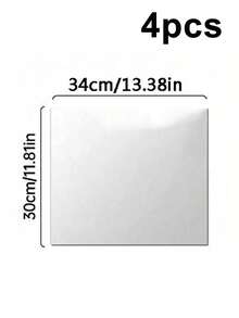 2/4/8件 40cm*40cm 或 20cm*20cm 或 30cm*30cm 或 30cm*34cm 镜面墙贴 家用全身镜 卧室全身镜 自粘软镜 亚克力 耐用不易碎 - 彩色 - 查看 17