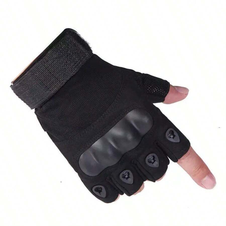 1 Pair Of Full Finger Black Gloves Ladies Gloves For Women Men Female Male Work Golf Football Motorcycle Baseball Gardening Mma Fishing Workout Gym Tactical Mechanix Driving Riding Glove