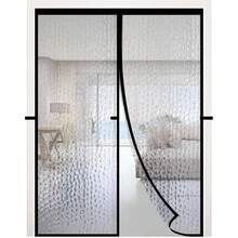 Magnetic Thermal Insulated Door Curtain, Waterproof EVA Door Cover, Fit Doors Size Up To 38x82Temperature Insulated Doorway Curtain Partition, Patio Self - Closing Doors Net Screen - Phù hợp với kích thước cửa 38"X82" - Xem 1