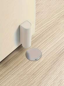 强力磁性门挡，门底磁性门挡，双面胶带，装饰性哑光黑色门挡，降噪硅胶制成，易于安装，无需钻孔，窄磁性门挡 - 静音防撞，防风，高度可调 - 彩色 - 查看 11