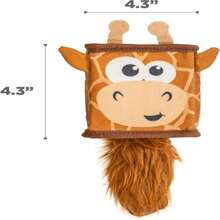 Outward Hound Fire Biterz Turtle Plush Firehose Material Interactive Dog Toy, Medium - ColorA - 查看 6
