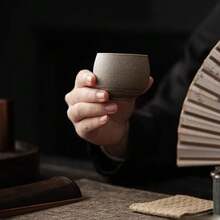 Ceașcă de ceai din gresie, ceașcă Master în stil antic japonez, set de ceai Kung Fu 80ml cană de cafea retro lucrată manual Matcha