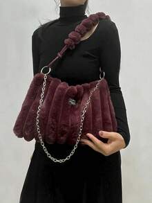 Batik-Plüsch-Schulter-Achseltasche, eine luxuriöse Damen-Schulter-Plüschtasche, quadratische Tasche, die charmant, elegant, modisch und stilvoll ist. Sie eignet sich für den täglichen Weg zur Arbeit oder Veranstaltungen von Frauen, Hochzeiten, Tanzveranstaltungen, Abendessen/Bankette und kann zu Kleidern, Abendgarderobe, Urlaubskleidern, Geburtstagskleidern, Lässig kleidern, Yogakleidern kombiniert werden.