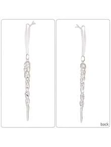 1 Set/18 Piezas, Adornos de Copos de Nieve Transparentes Navideños, Decoraciones Exquisitas para el Hogar para Decorar el Árbol de Navidad, Arreglos Escénicos DIY como Recuerdos Navideños. Decoraciones Navideñas para la Decoración del Hogar en Invierno