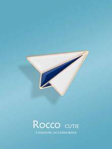 Broche único de avión, insignia de metal para decoración de mujeres, lindo alfiler de solapa para hombres, adecuado para mochilas, accesorios