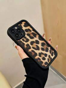 豹纹图案 TPU 防震手机壳，兼容苹果 17、17 Pro Max、17 Air、16、16 Plus、15、14、13、12、11、XS、XR、X、7、8 Plus、Pro Max、13 Pro Max、16 Pro Max，男女皆宜的礼物 - 彩色 - 查看 2