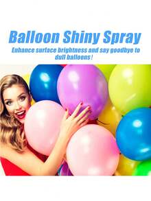 1 pièce/Jue-Fish Aérosol Ballon Brillant Spray, Anti-Oxydation et Maintien de la Brillance de la Surface du Ballon Fournitures de Décoration de Scène Noël, Cadeaux de Fête d'Halloween