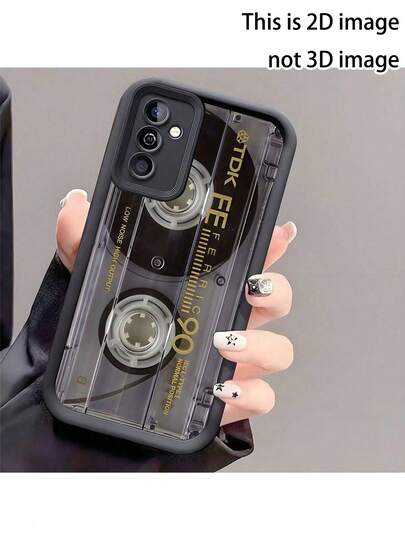 1个经典磁带图案防摔手机壳，加厚防滑保护套，兼容、荣耀、Galaxy等机型。注意：由于拍摄时的光线条件，实际产品可能存在轻微色差。