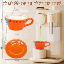 Taza De Café Impermeable y Duradera, Dibujos Animados y Anime Tazas De Café, Hermosa Taza Cerámica, Regalo Perfecto Para Los Amantes Del Anime, Tazas De Cerámica Para El Hogar y La Oficina - As - Ver 7
