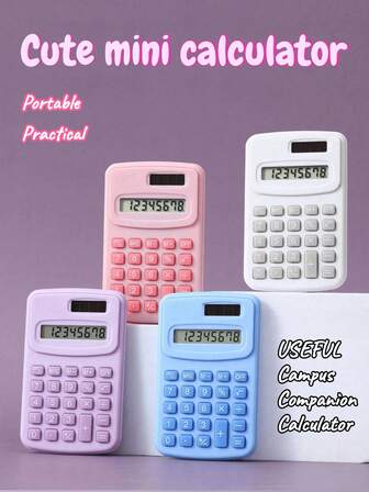 开学季迷你便携式科学计算器会计袖珍计算器外观可爱、颜值高，适合学生使用