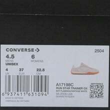Converse 男女通用 Chuck Taylor SEASONAL 低帮帆布运动鞋 A17198C - 粉色 - 查看 7