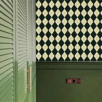 1 pieza Papel tapiz autoadhesivo con patrón clásico de argyle, vinilo premium PVC para pelar y pegar, ideal para decoración de habitaciones, renovación de gabinetes, proyectos de bricolaje de muebles y mejoras de interiores con estilo