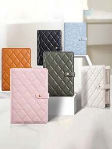 1pc Travel Jewelry Organizer Case, Jewelry Storage Book Ring Binder With Clear Zipper Velvet Jewelry Pouches Bags For Rings,Necklace,Earrings, Gifts For Women-Cream White