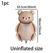 1 件 INS 风格魔法熊气球，适合情人节、生日、婚礼、周年纪念、主题活动、订婚、家居装饰、派对装饰