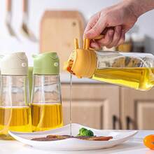 Kitchen Oil Sprayer - 2-In-1 Mist And Pour Multifunctional Oil Bottle Dispenser And Sprayer - Olive Oil Bottle - Cooking, Restaurant Kitchen, Salad, Grilling Oil Sprayer, Suitable For Cooking, Grilling, Baking, Air Fryer, Baking,Random Color - View 10