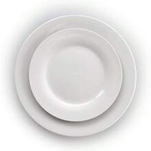 Hayes 16 Piece Square Porcelain Dinnerware Set In White - White - Round 1 - View 9