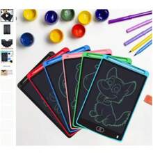 Tablero de Escritura Electrónico de 8.5 a 12 Pulgadas, Tablero de Dibujo, Pintura, Doodle, Tablero de Escritura LCD Borrable, Tablero de Escritura a Mano LCD - Escritura a mano monocromática de 10 pulgadas (negra) - Ver 1