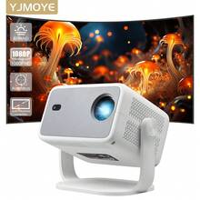 YJMOYE YJMOYE Smart Projektor Native FHD 1080P Android 11.0 Autofokus/Trapezkorrektur (V+H) 5G Dual-Band WLAN6 tragbare Filmprojektor 150 Zoll große Leinwand Heimkino kompatibel mit Handyen