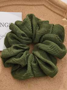 7/1pc Retro Minimalist Fashion Elegant Solid Color Elastic Hair Tie, Versatile Scrunchie For Women ,Ponytail Holders ,Hair Elastics ,Hair Rubber Bands ,Scrunchies ,Hair Rope