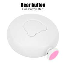 Cortauñas eléctrico para bebés, juego de limas para uñas, cortauñas para bebés con 6 cabezales de pulido. - Blanco - Ver 3