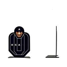 3pcs Stainless Steel Shooting Targets, Precision Steel Miniature Figures Targets, Metal Alloy Practice Targets