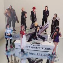 Figura de acrílico de Cloud Strife de Vii Rebirth Anime, modelo de accesorio, figura de escritorio, decoración, regalo, colección de niños