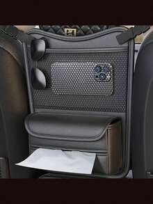 多功能汽车座椅中间储物挂袋，中央控制台收纳袋 - 彩色 - 查看 4